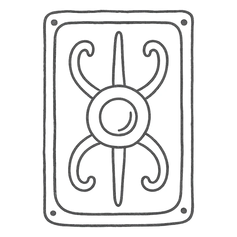 ancient Rome Roman shield sticker