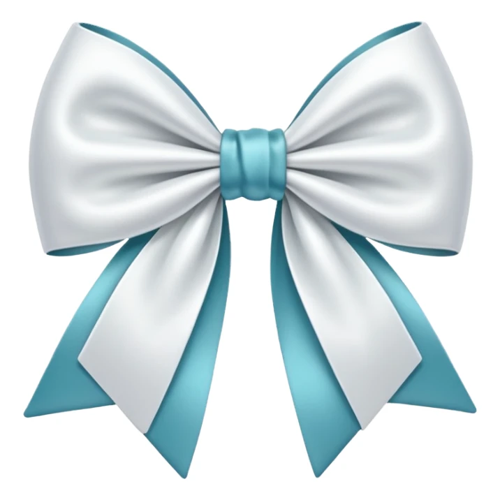 Un noeud blanc sticker