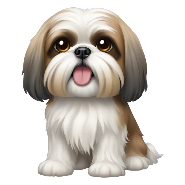 Shih tzu dog sticker