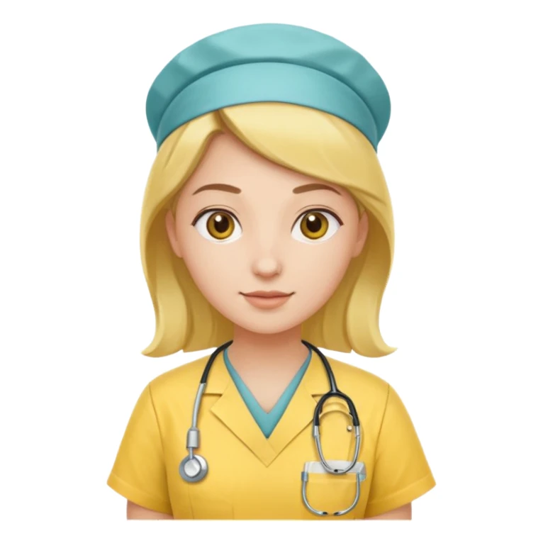 Nurse wearing yellow sticker