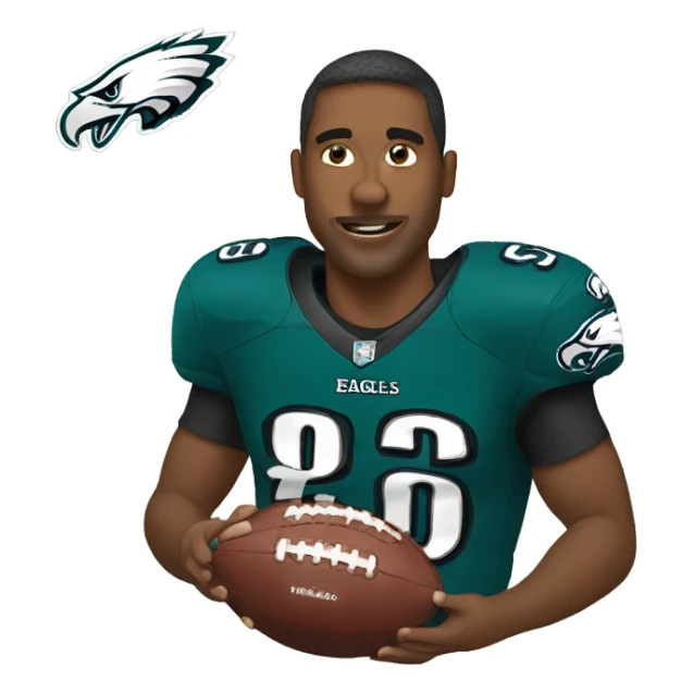 Eagles football sticker