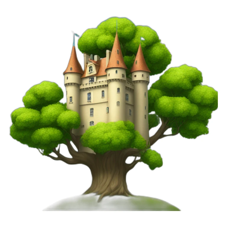 Château sur un arbre sticker