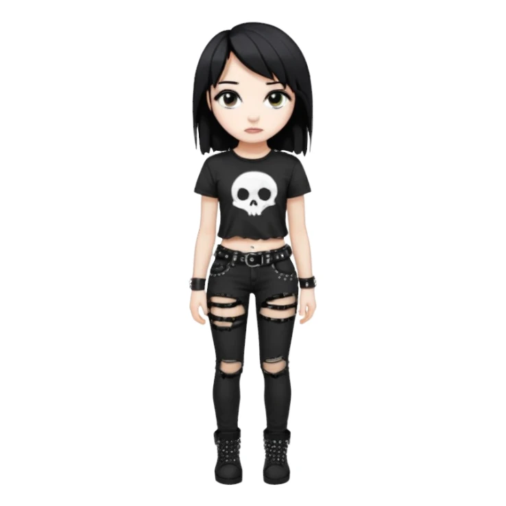 Cute girly and emo sticker