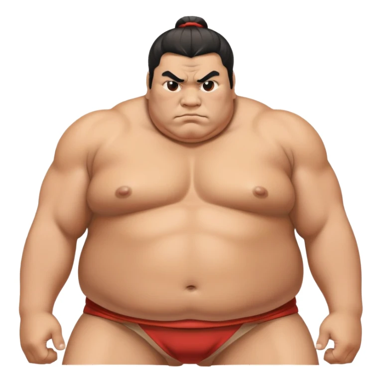 Sumo wrestler Bulldog  sticker