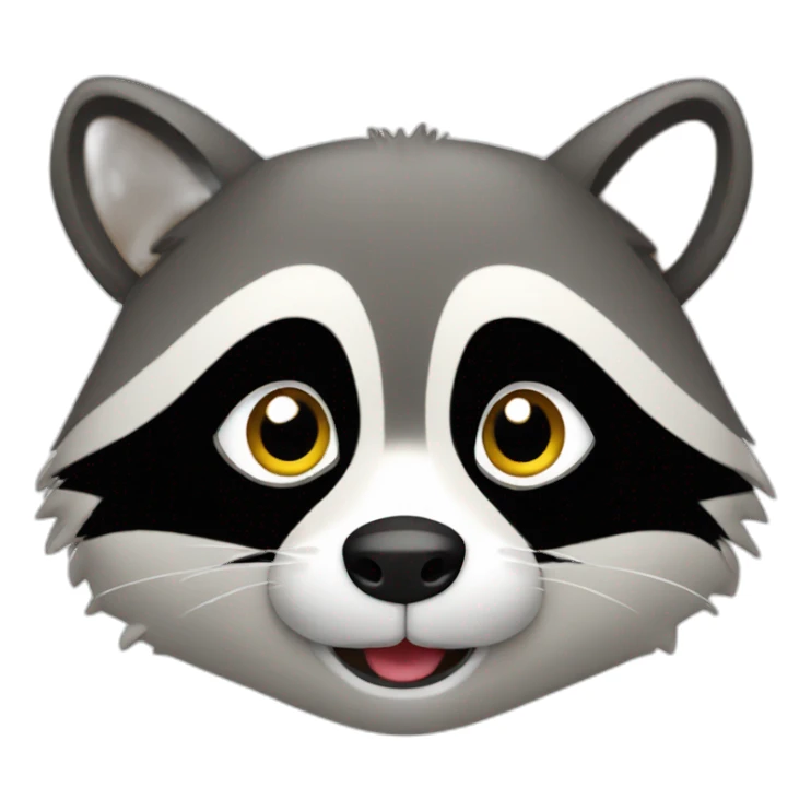 cute raccoon  sticker