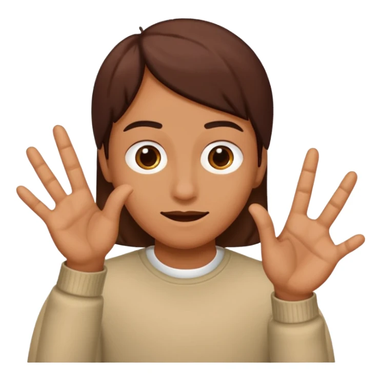 Flicking a bean sticker