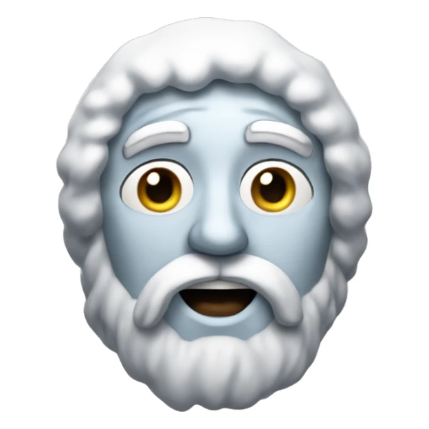 Tempête de neige  sticker