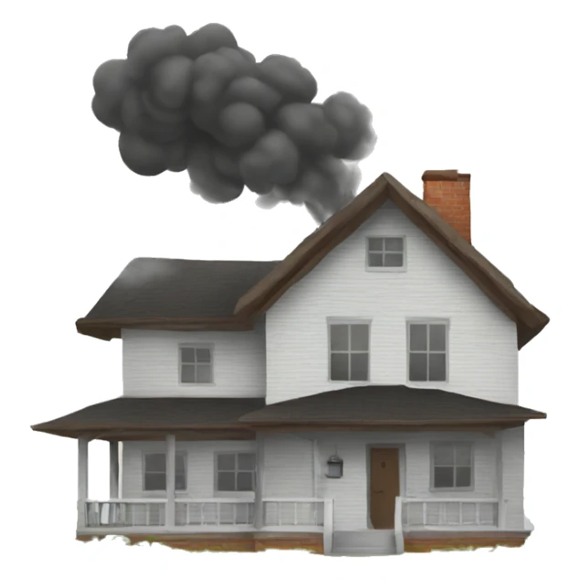 House being smoked up sticker