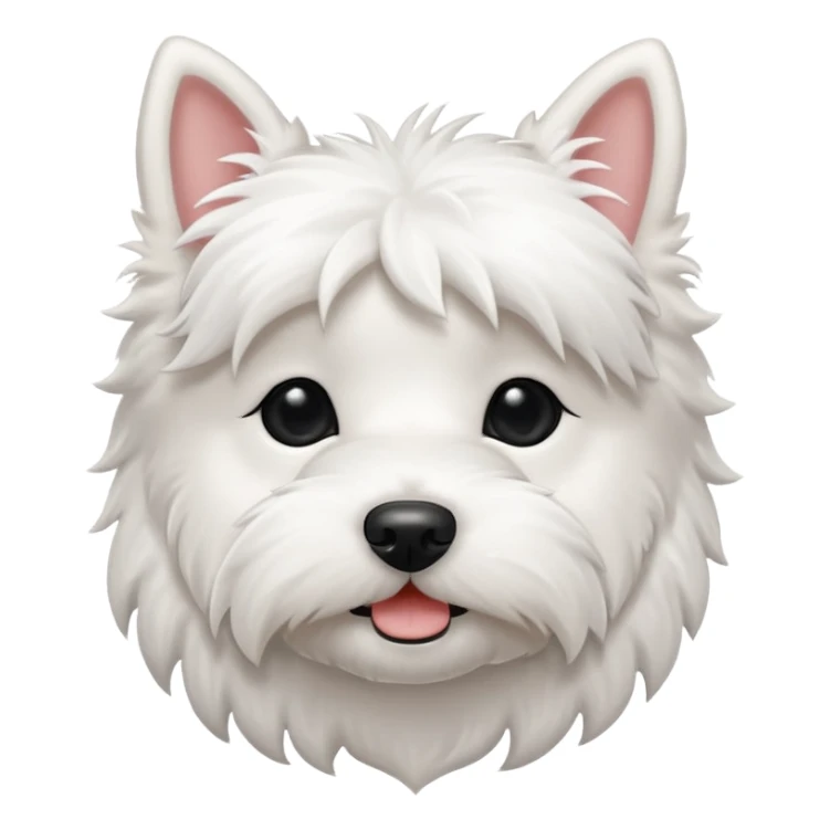 Tiny westie dog sticker