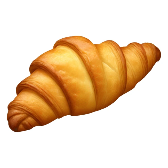realistic croissant  sticker