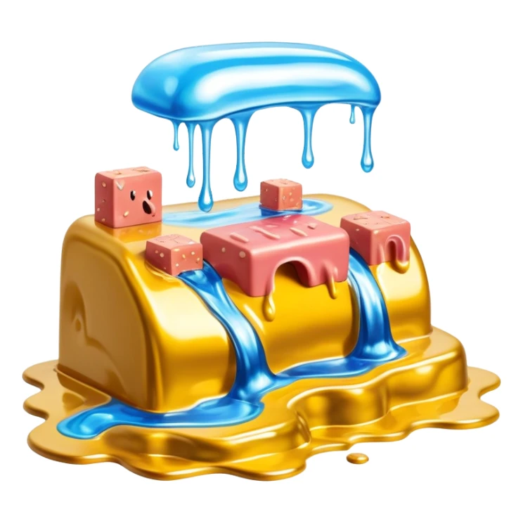 spam land surreal dali landscape sticker