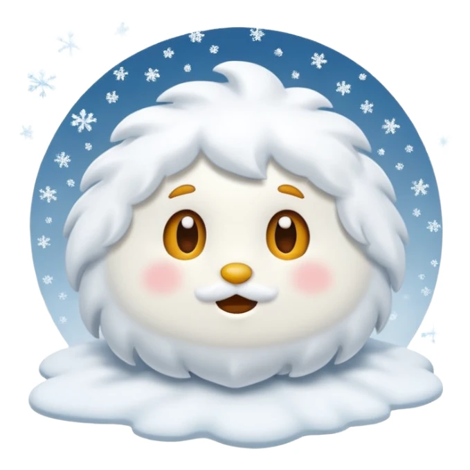 Snow sticker