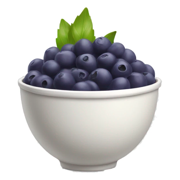 white açaí bowl sticker