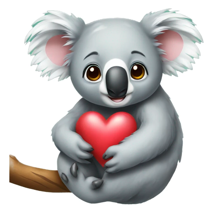 Koala in love sticker