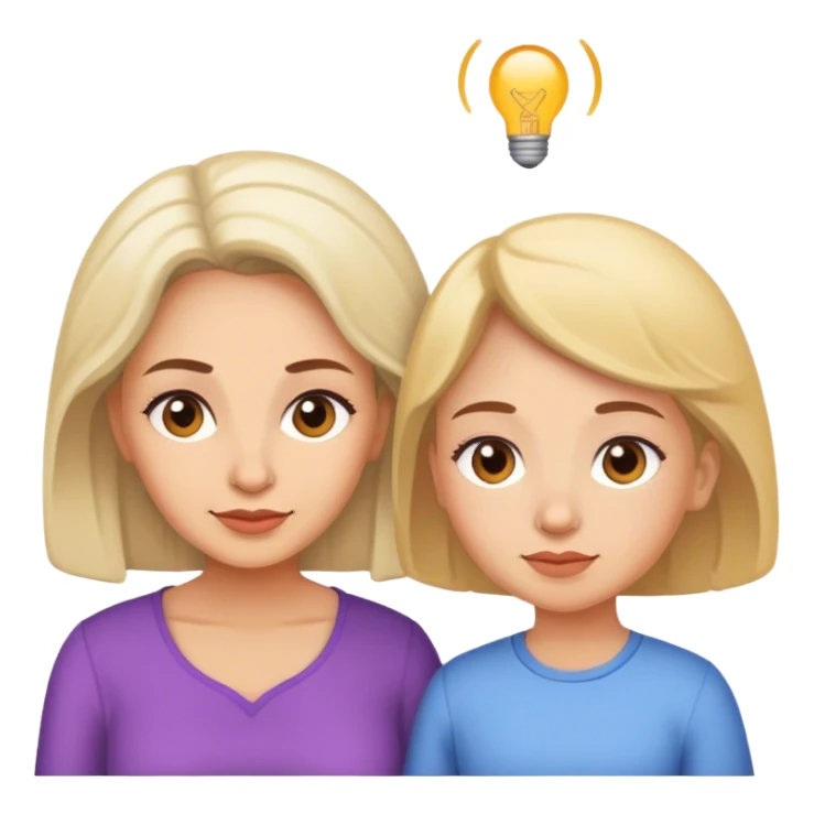 Auntie and niece sticker