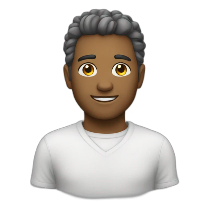 coração branco sticker