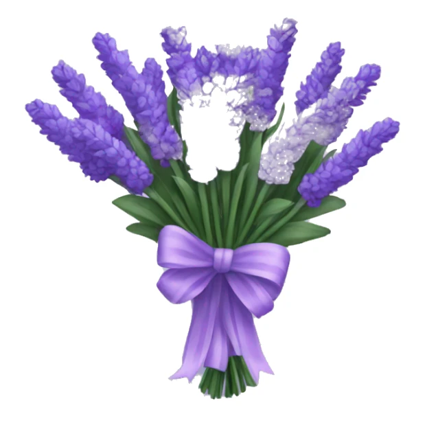Big lavender bouquet  sticker