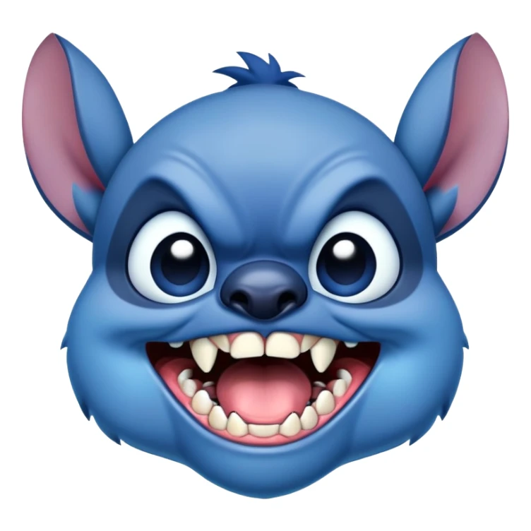 Angry stitch  sticker