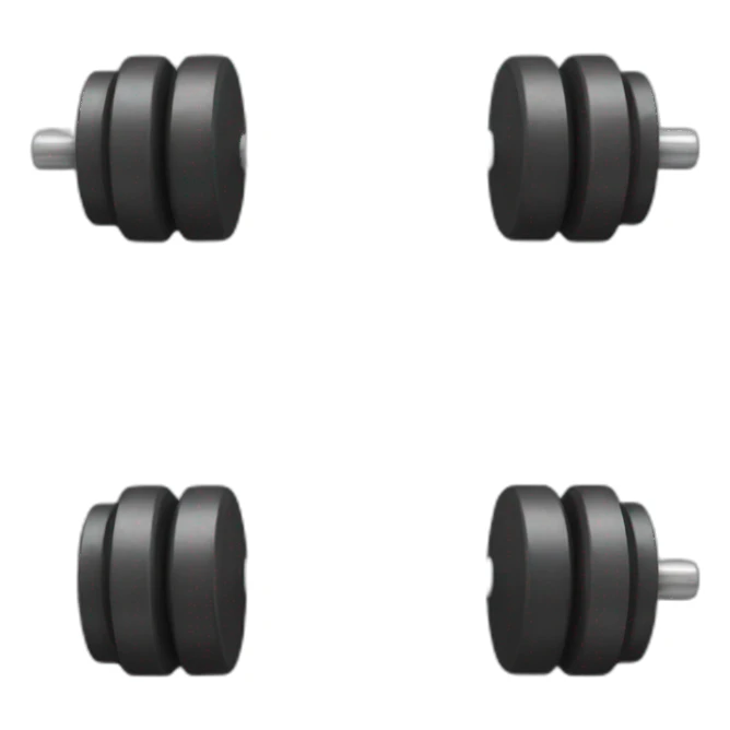 gym dumbbells sticker