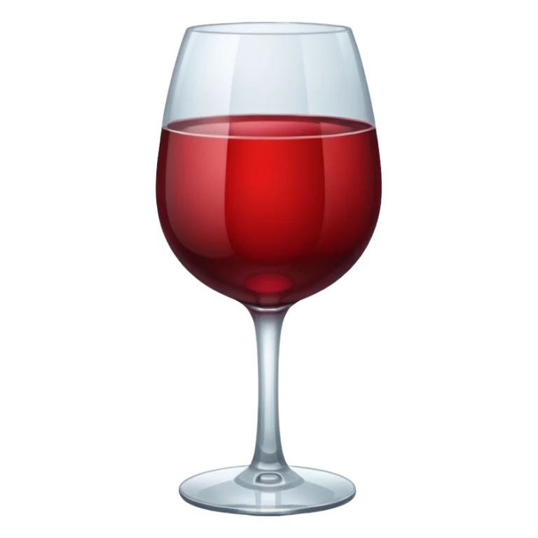 Red wine glass
 sticker