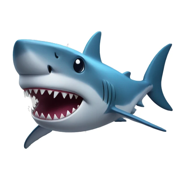 Shark with a inner tube sticker
