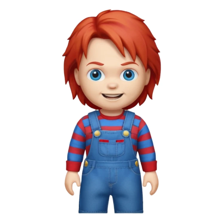 Un emojin de chuky sticker