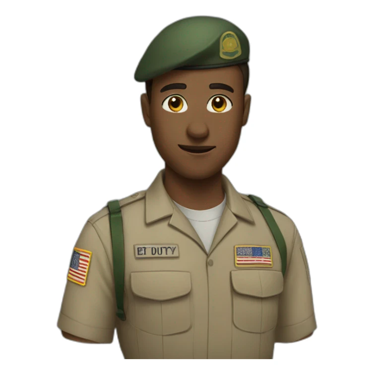 support-duty sticker