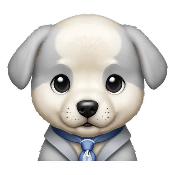 joe biden as a puppy sticker