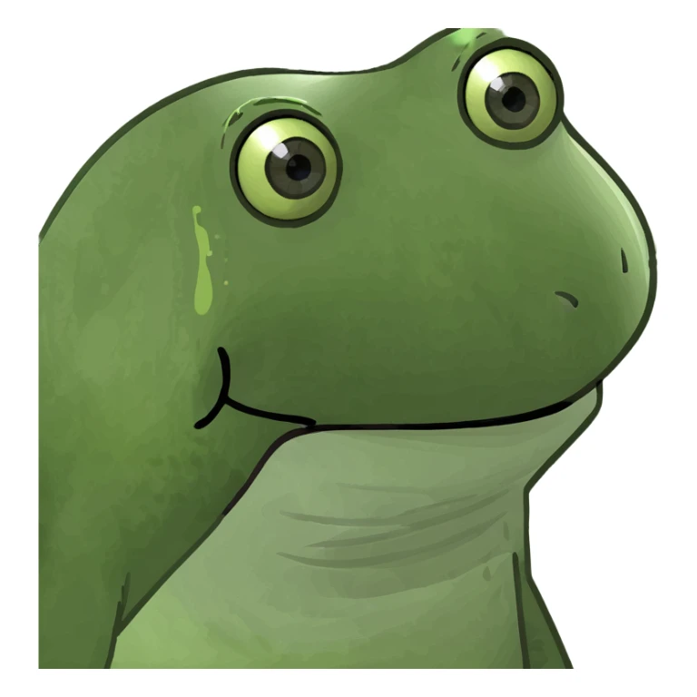 Green splatt sticker