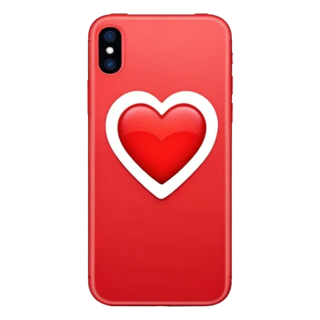Corazón de fuego iPhone  sticker