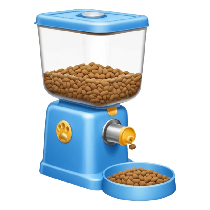 dog food dispenser sticker