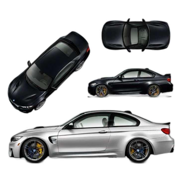 Bmw M3 black sticker