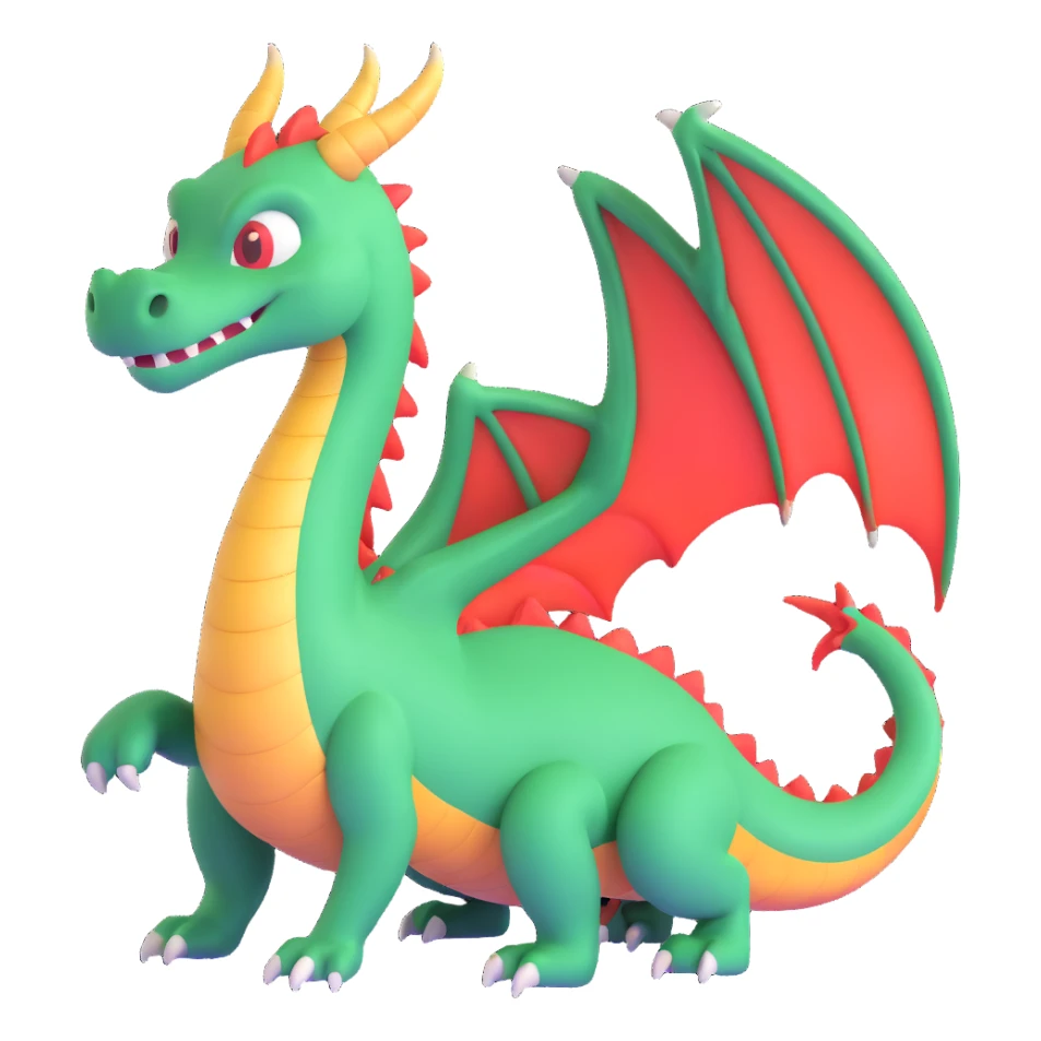 a dragon sticker