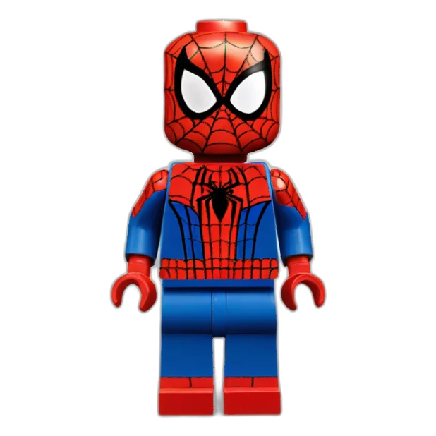 Spider man play lego sticker