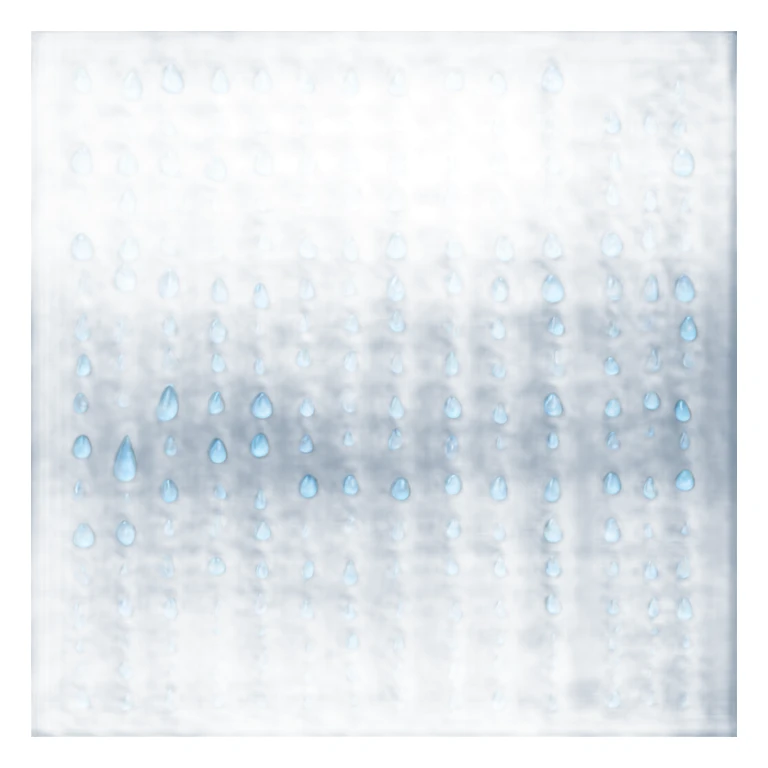 10 rain drops sticker