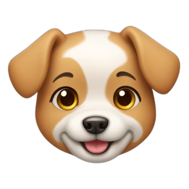 Cute little Smiling Dog  sticker