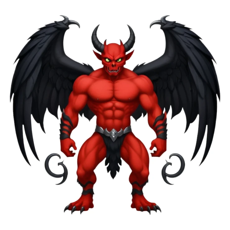winged demon - large black wings











 sticker