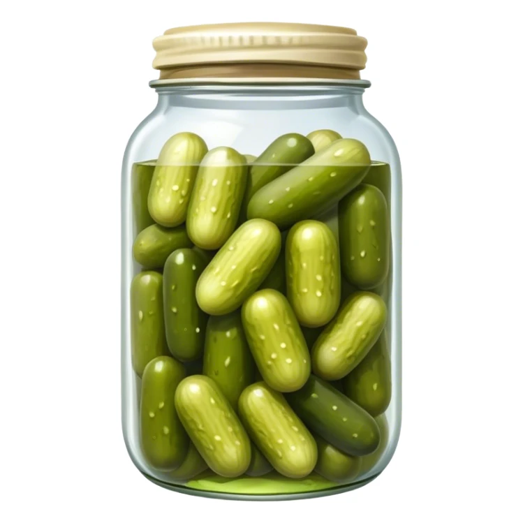 Jar of pickles sticker