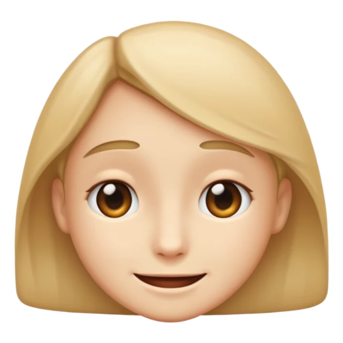 Downward smile  sticker