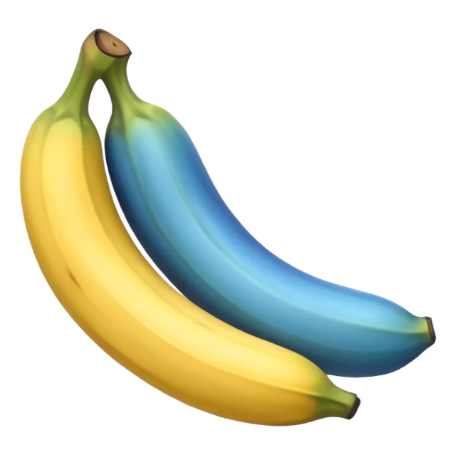 blue banana sticker