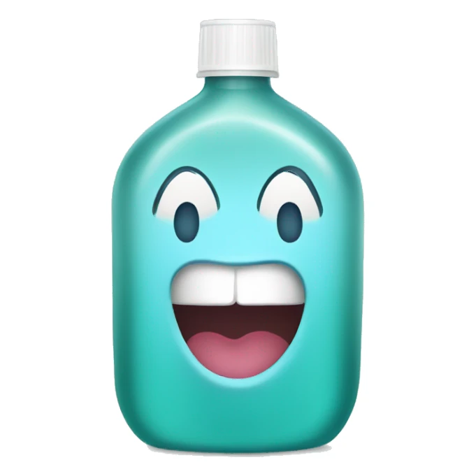 Mouthwash sticker