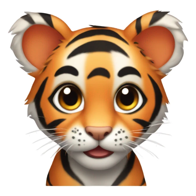 Baby tiger cub  sticker