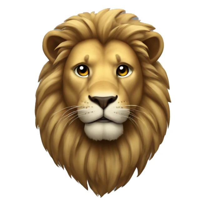 lion on headpho sticker