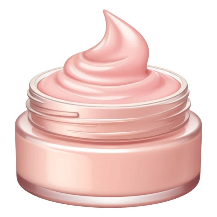 Aesthetic skincare light pink sticker