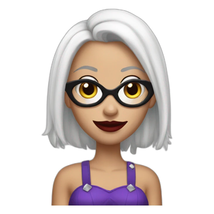 Harley queen peau blanche sticker