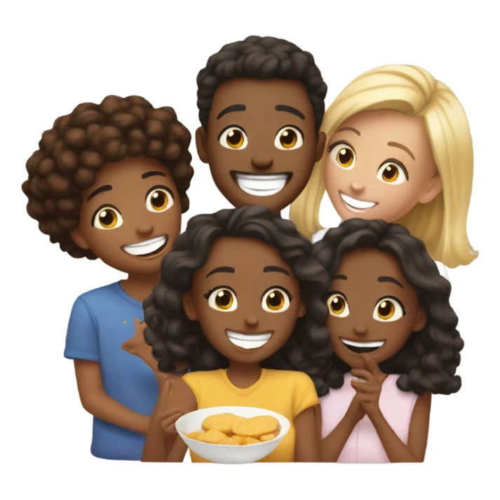 happy moments with friends sticker