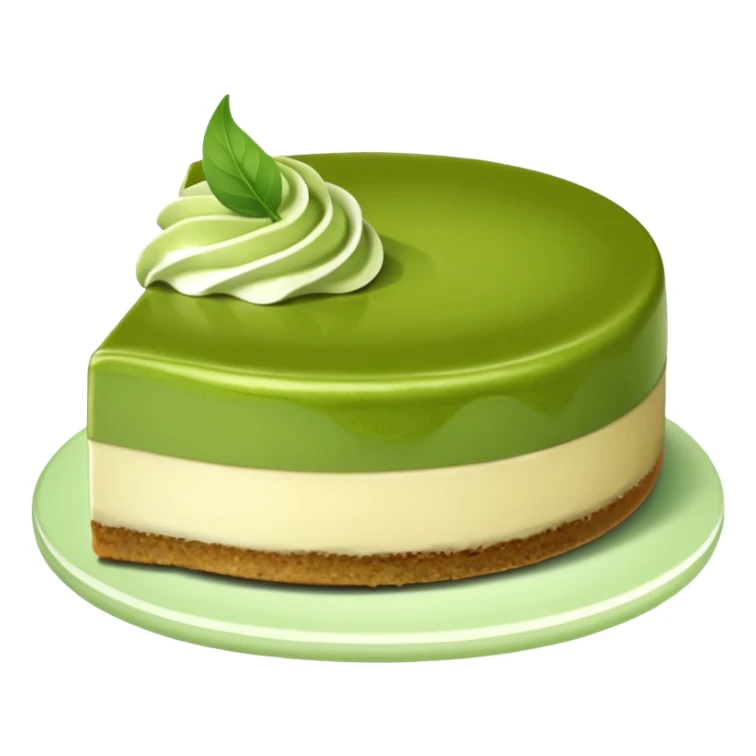 matcha cheesecake sticker