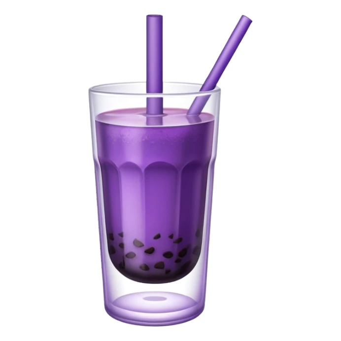 Purple taro tea sticker