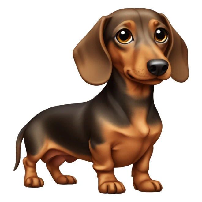 dachshund Fendi sticker