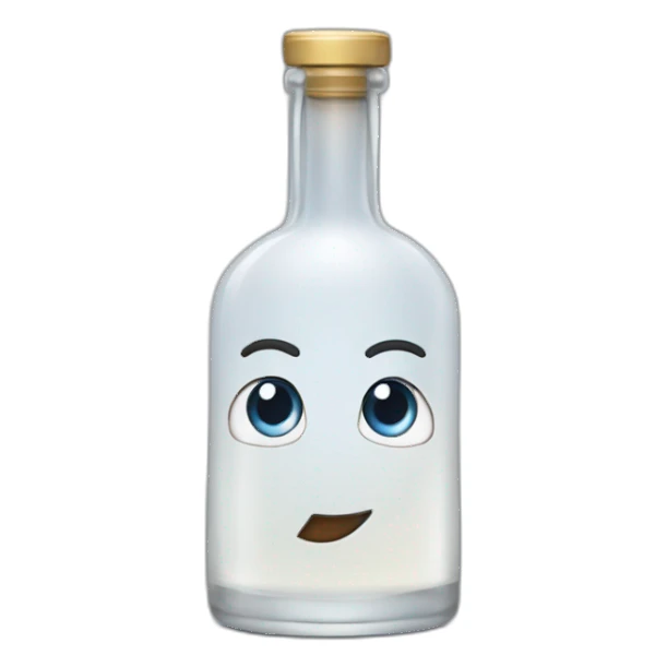 pure vodka shot sticker